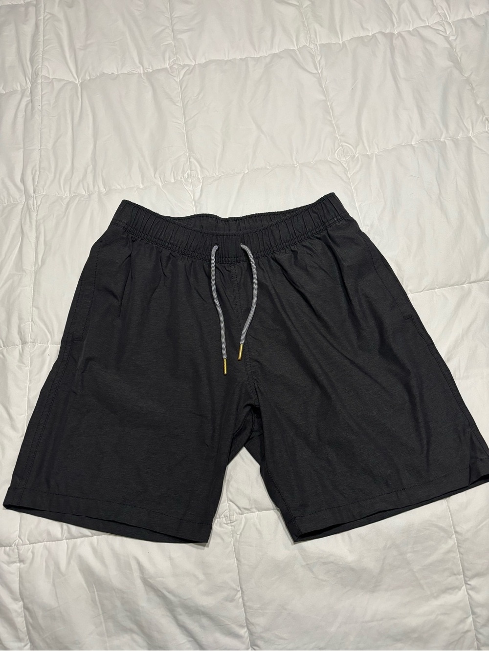 Buckle Black Men's Drawstring Shorts